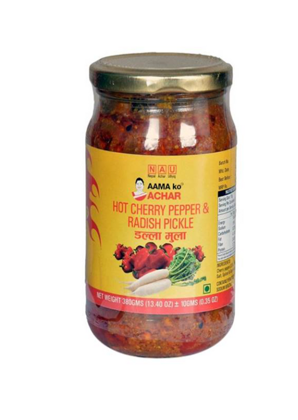 Aamako Hot Cherry Pepper & Radish Pickle 380g