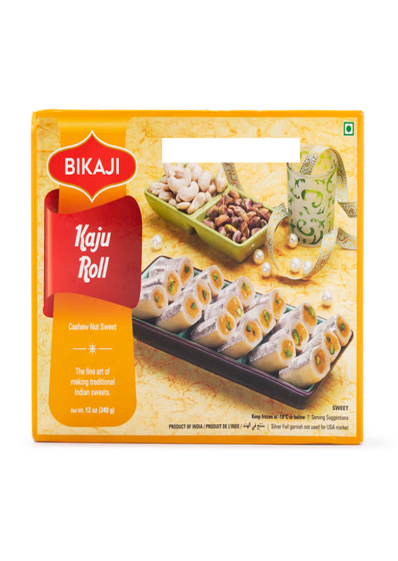 Bikaji Frozen Kaju Roll 340g Indianmarket