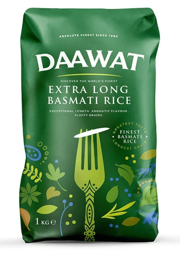 DAAWAT Extra Long Basmati Rice 1kg IndianMarket