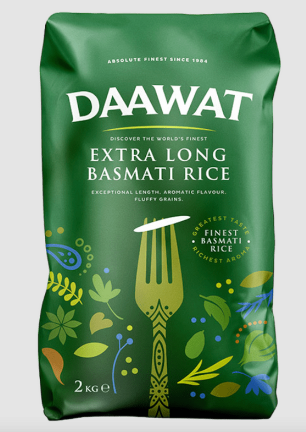 DAAWAT Extra Long Basmati Rice 2kg