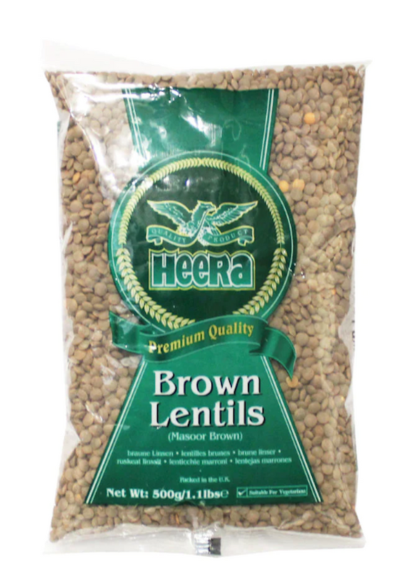 HEERA Brown Lentils 500g