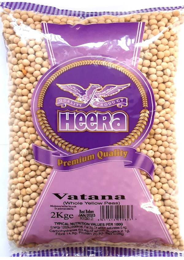 HEERA Yellow Peas Whole 2kg