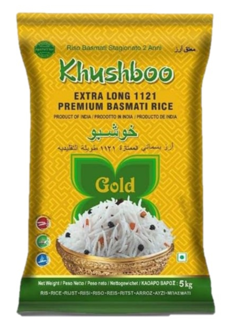 KHUSHBOO GOLD Basmati Rice 5kg IndianMarket
