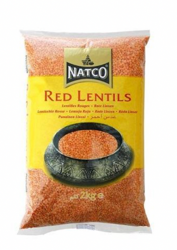 NATCO Red Lentils (Masoor Dal) 2kg