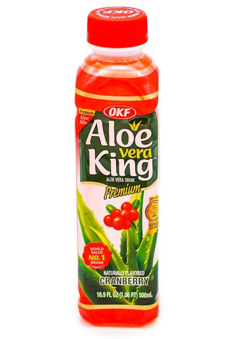 Okf Aloe Vera Drink Cranberry 500ml Indianmarket 2055