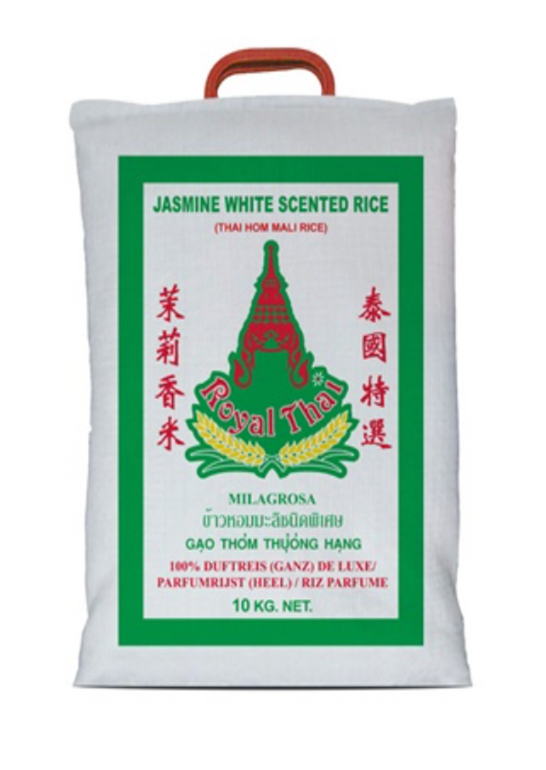 ROYAL THAI Jasmine Scented White Rice 10kg