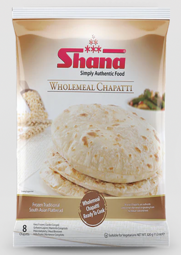 SHANA Frozen Chapati 320g (8pcs)