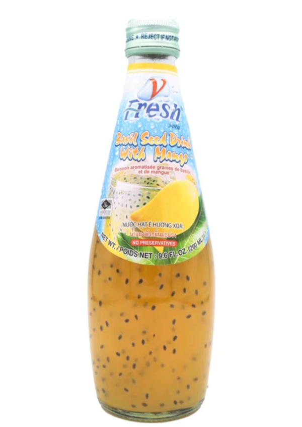 V-FRESH Mango Drink With Basil Seed 290ml