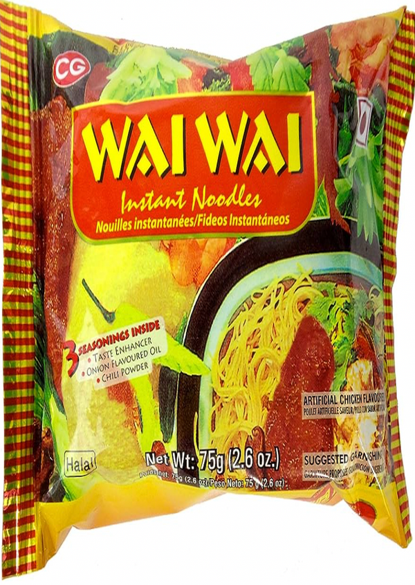 WAI WAI Chicken Noodles 75g