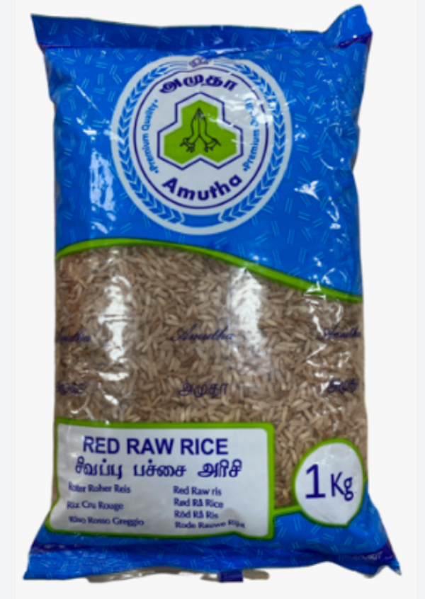 AMUTHA Red Raw Rice 1kg