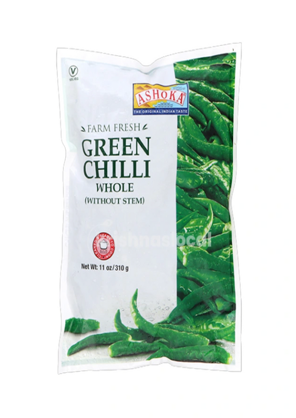 ASHOKA Frozen Green Chilli 310g