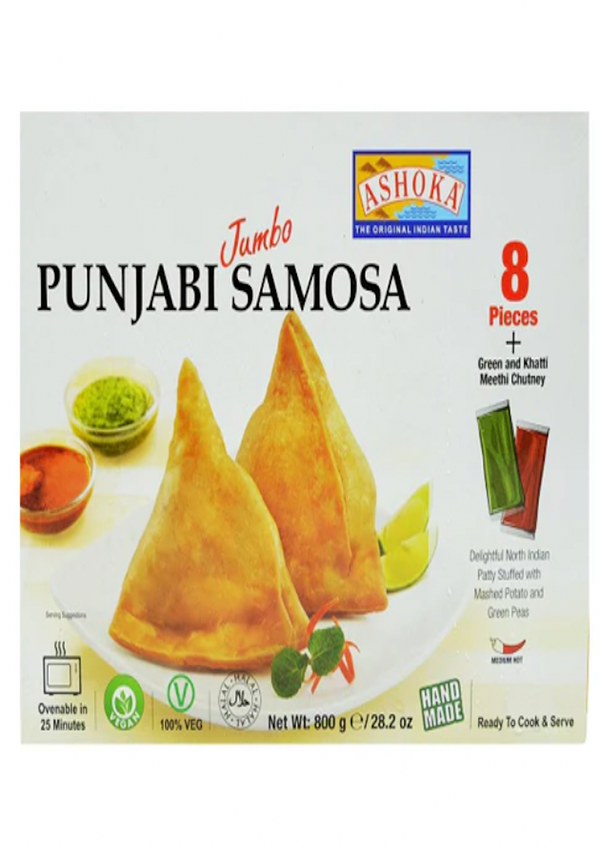 ASHOKA Frozen Samosa (Jumbo Punjabi) 800g