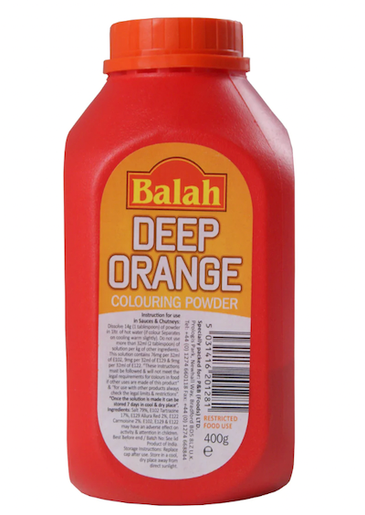 BALAH Deep Orange Colour 400g