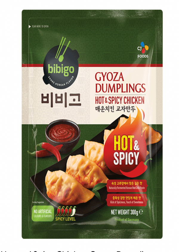 BIBIGO Gyoza Dumpling Hot & Spicy Chicken 300g 