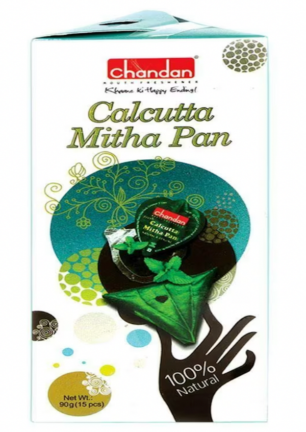 CHANDAN Calcutta Mitha Pan 15pcs/90g