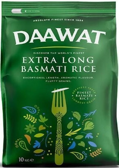 DAAWAT Extra Long Basmati Rice 10kg