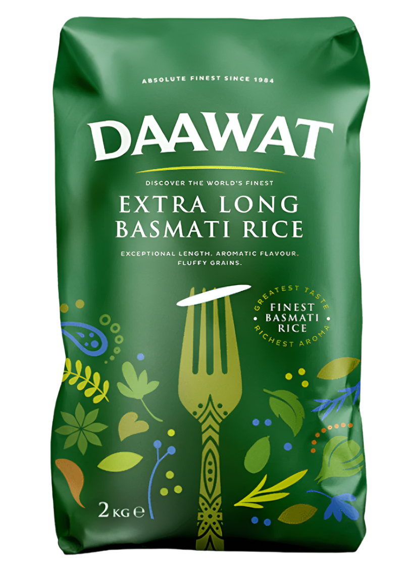 DAAWAT Extra Long Basmati Rice 2kg – IndianMarket