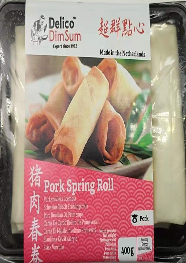 DELICO DIMSUM Frozen Pork Spring Roll 400g