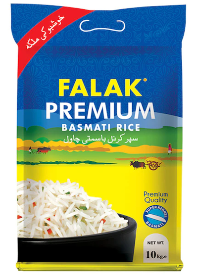 Falfa Rice FALAK Premium Basmati Rice 10kg – IndianMarket