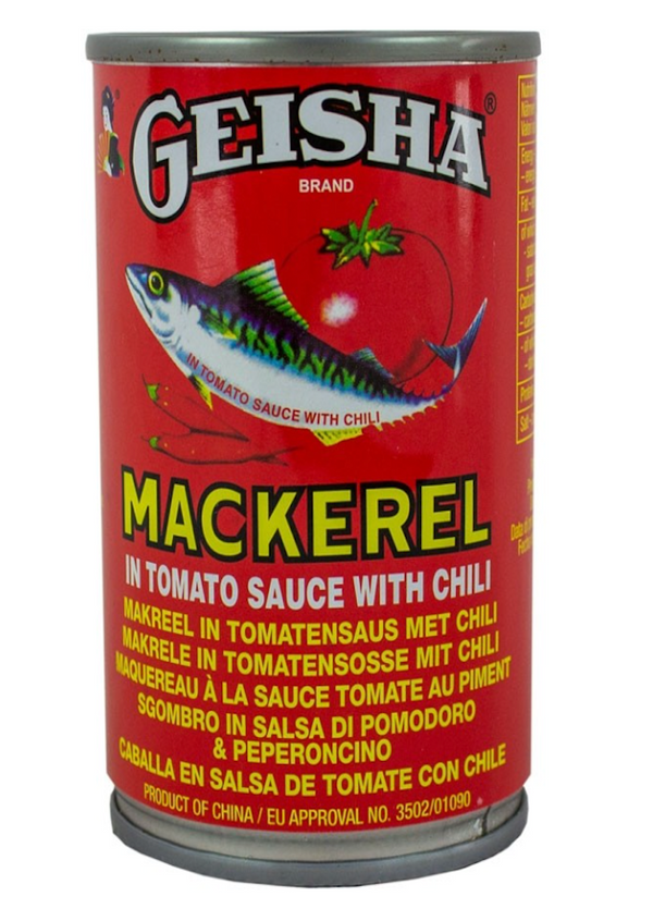 GEISHA Mackerel in Chili Tomato Sauce 155g