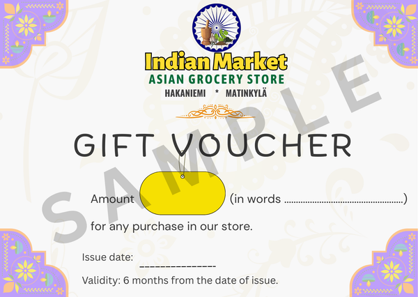 Indian Market Gift Voucher