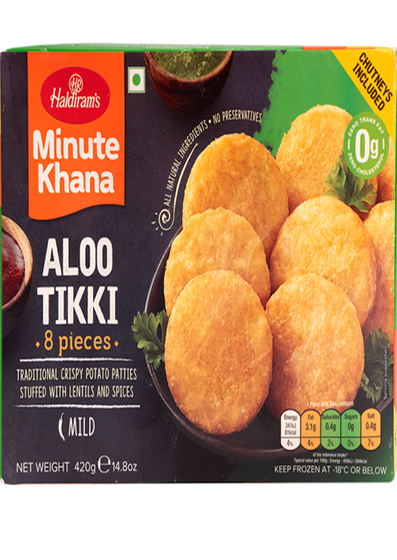 HALDIRAMS Frozen Aloo Tikki 420g – IndianMarket