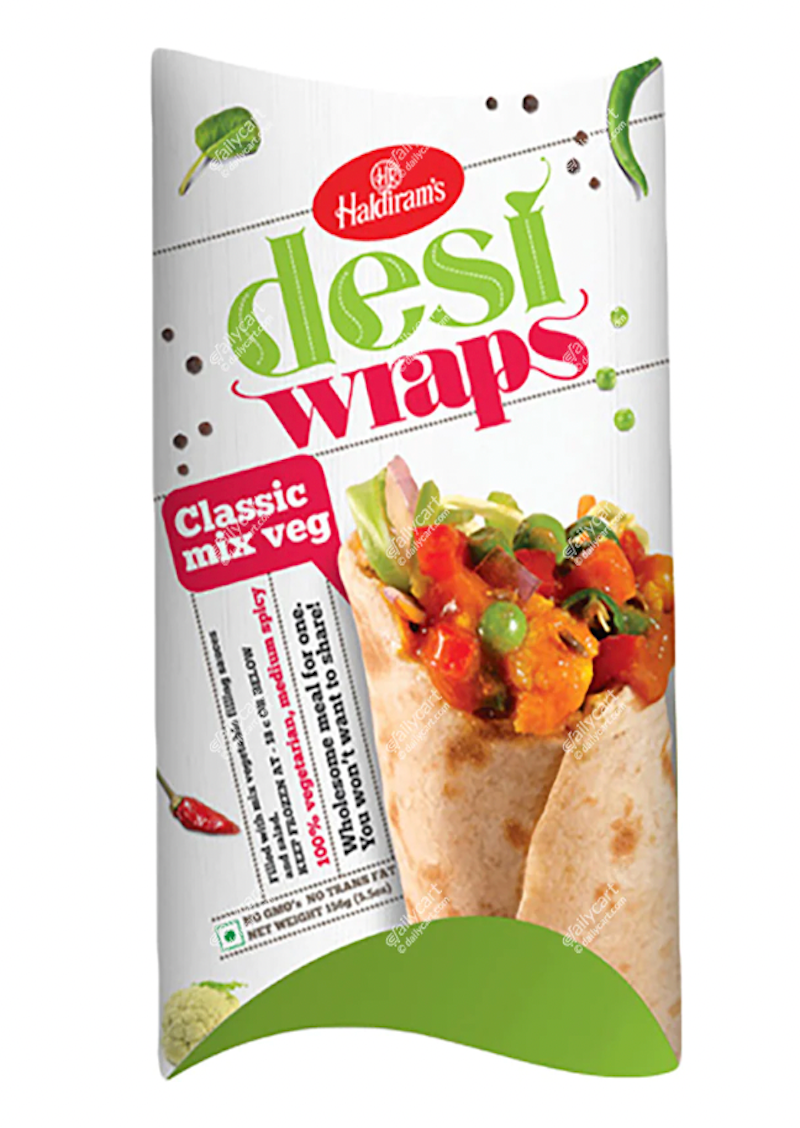 HALDIRAMS Frozen Mix Veg Wrap 156g – IndianMarket
