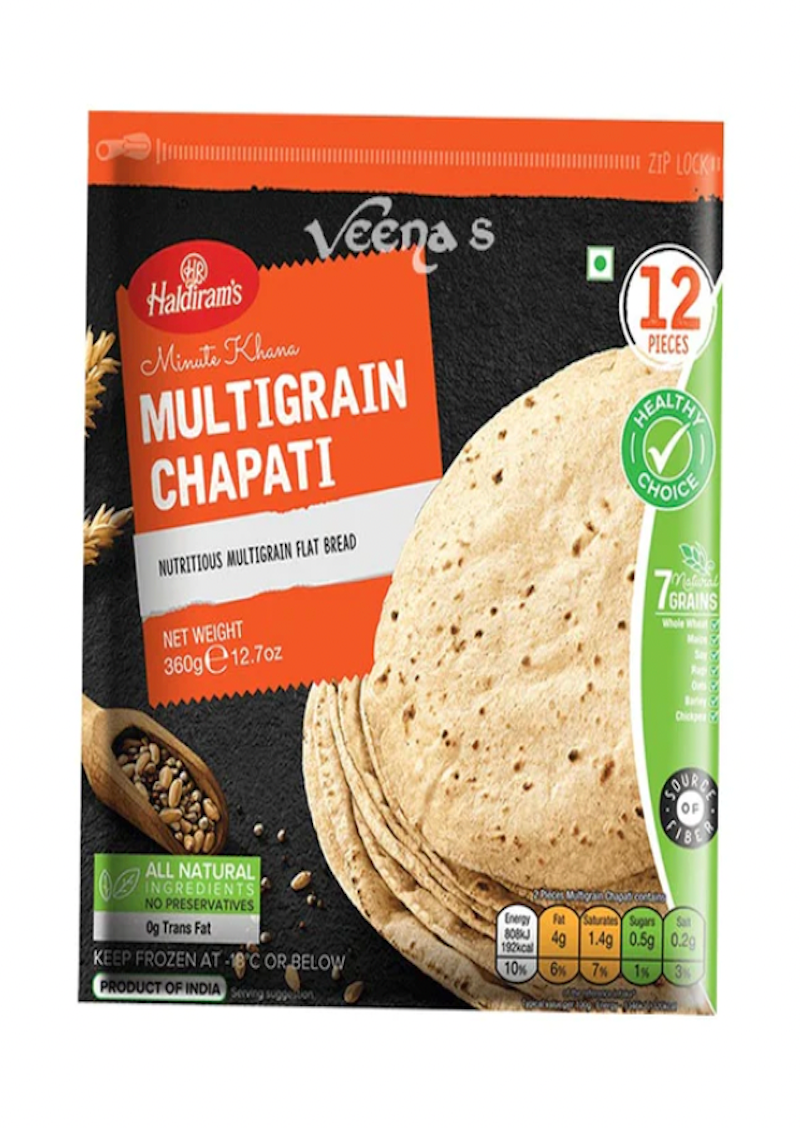 HALDIRAMS Frozen Multigrain Chapati 360g – IndianMarket