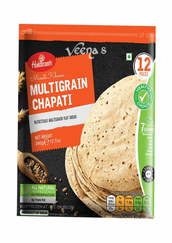 HALDIRAMS Frozen Multigrain Chapati 360g