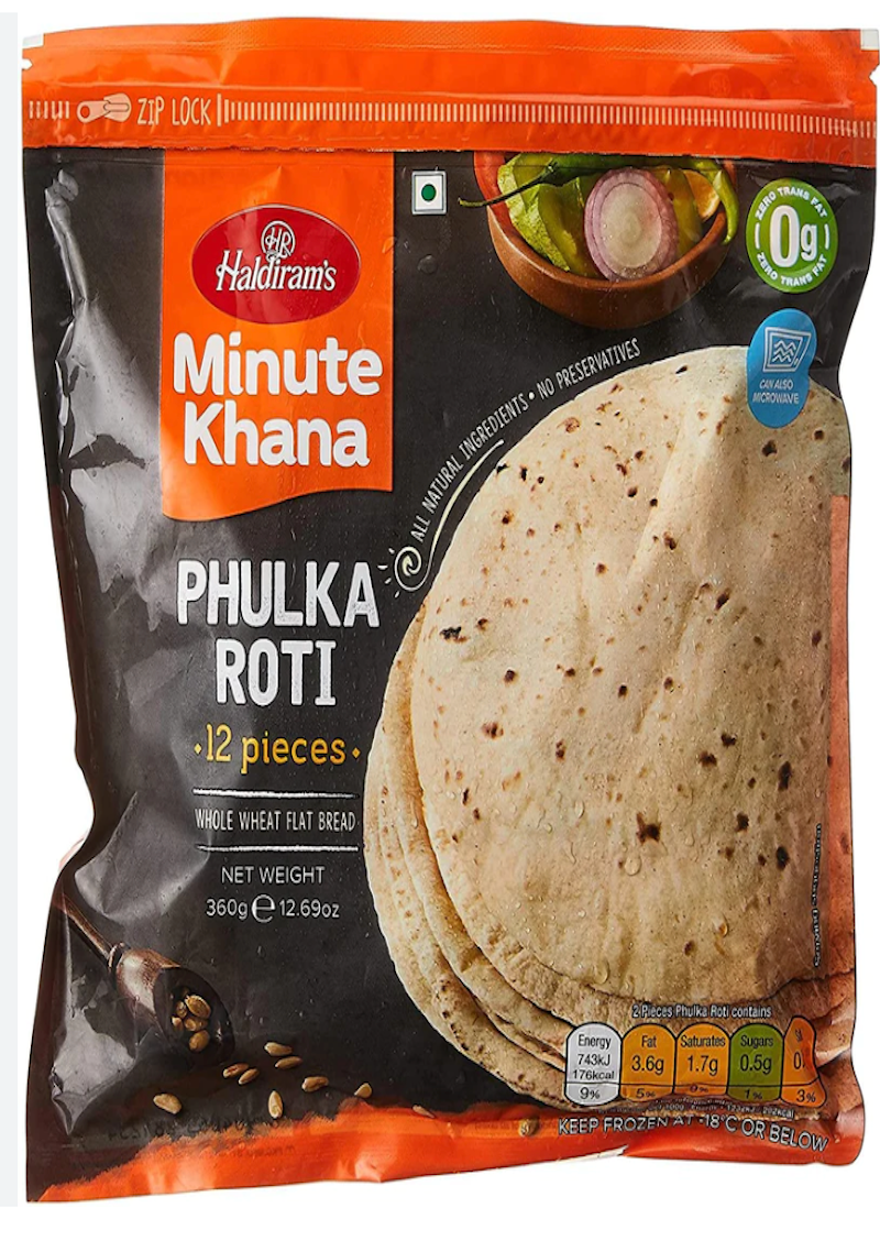 HALDIRAMS Frozen Phulka Roti 360g (12pcs) – IndianMarket