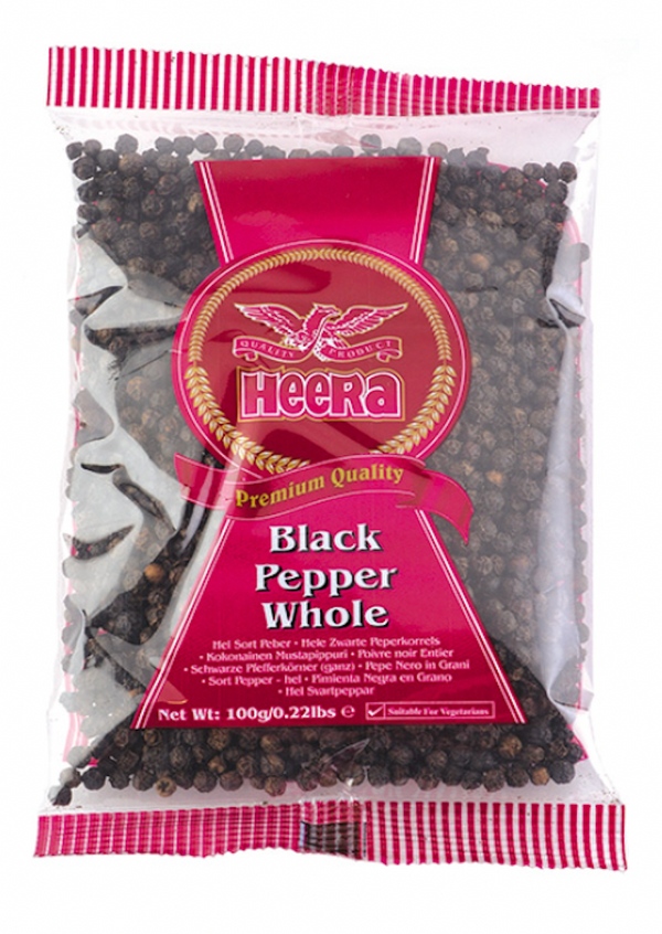 HEERA Black Pepper Whole 100g