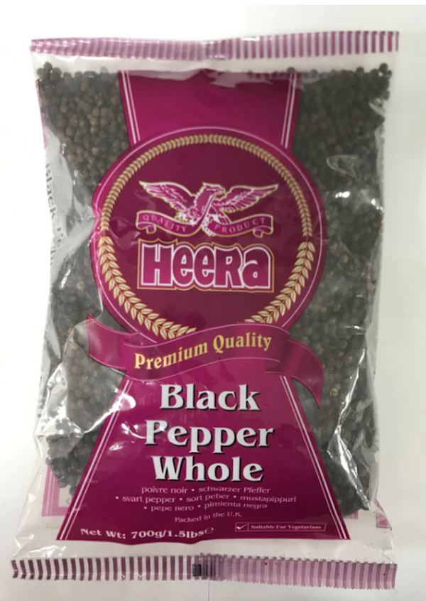 HEERA Black Pepper Whole 700g