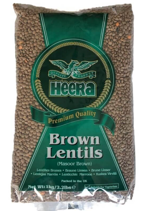 HEERA Brown Lentils 2kg