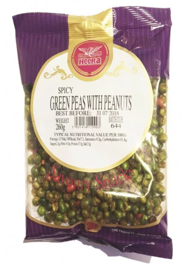 HEERA Green Peas with Peanuts 260g