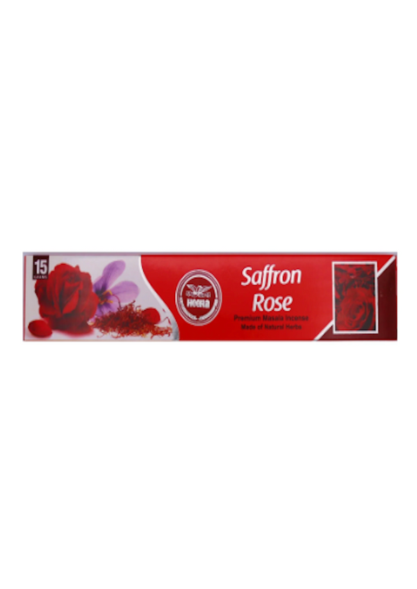 HEERA Incense Sticks Saffronn Rose 15g