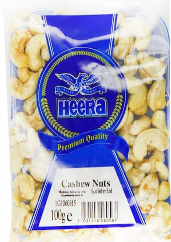 HEERA Kaju Cashew Nuts 100g