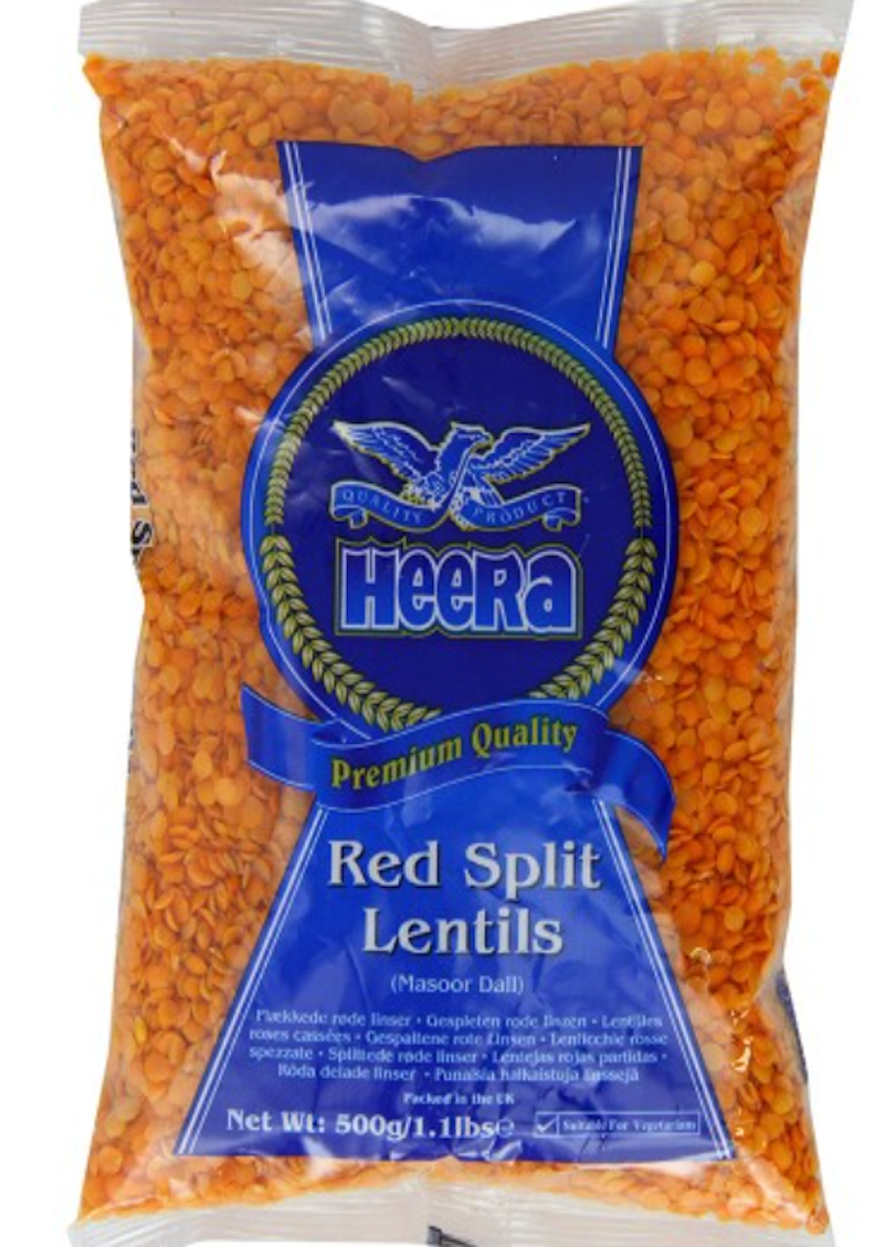 HEERA Red Split Lentils 500g – IndianMarket