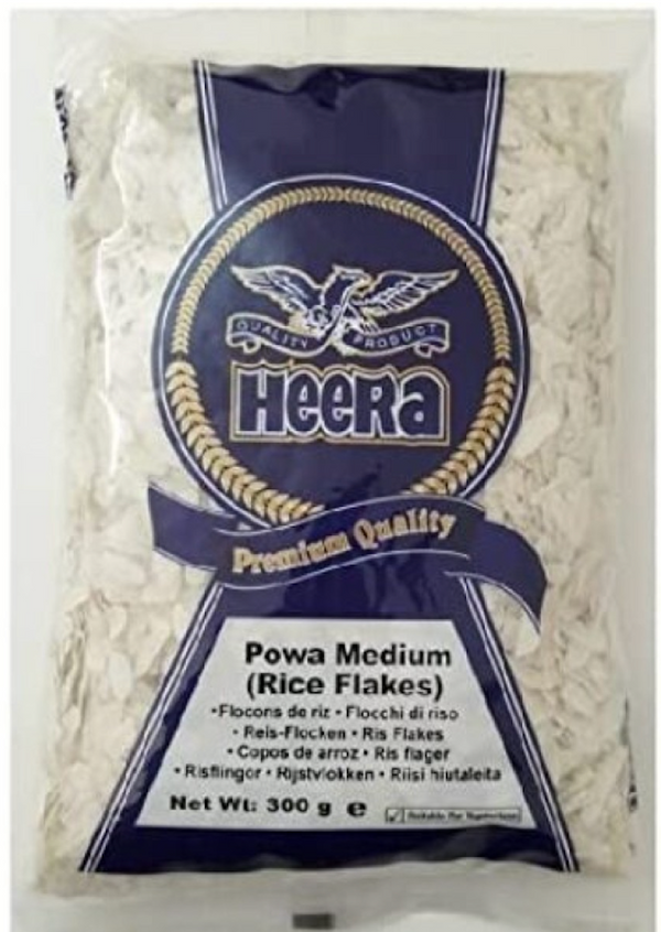 HEERA Rice Flakes (Powa) Medium 300g