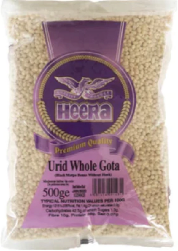HEERA Urid Whole Gota 500g