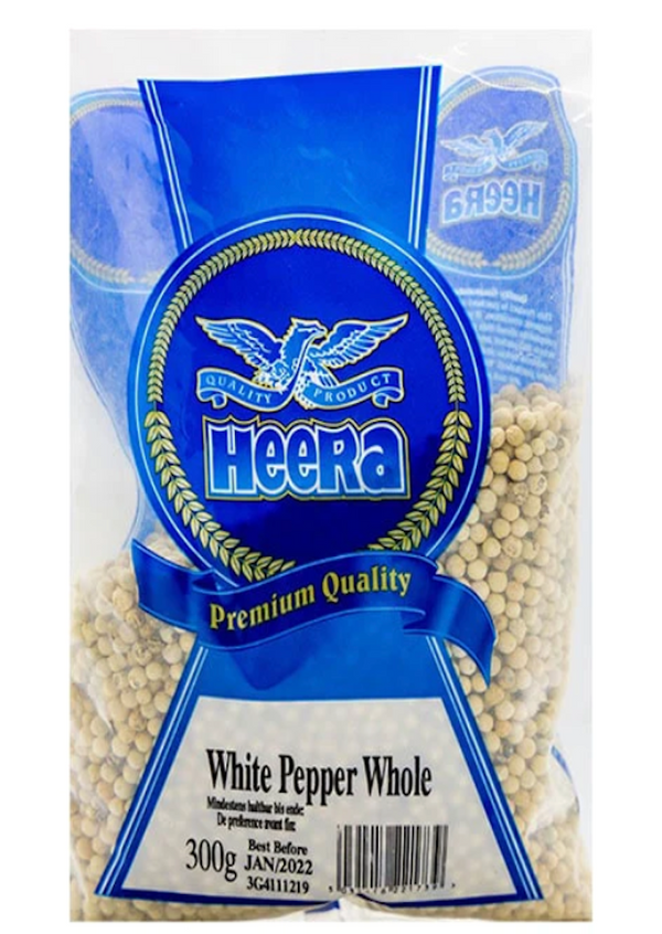 HEERA White Pepper Whole 300g