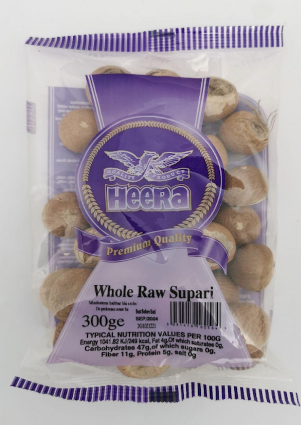 HEERA Whole Raw Supari 300g