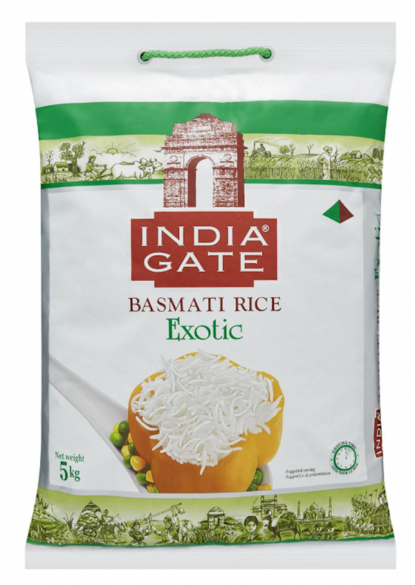 INDIA GATE Exotic Basmati White Rice 5kg