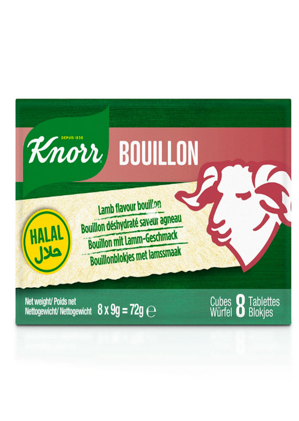 KNORR Bouillon Cubes Lamb 72g