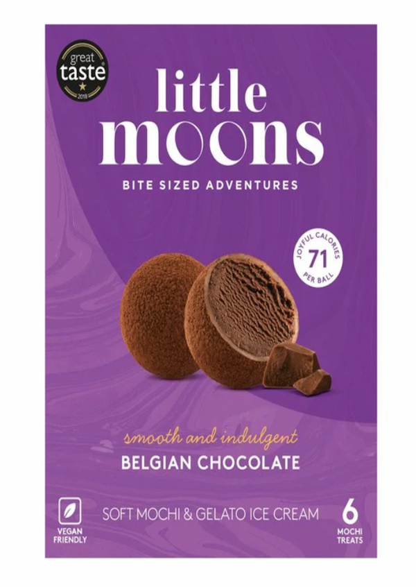 LITTLE MOONS Vegan Chocolate Mochi Ice Cream 192g