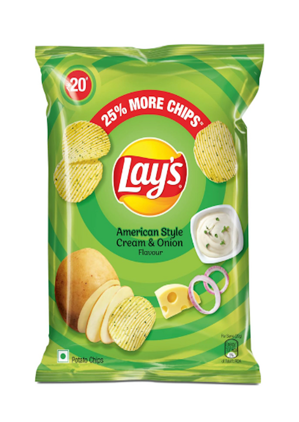 Lays American Style Cream & Onion 50g