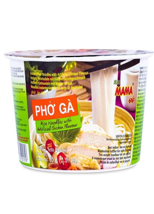 MAMA Pho Ga Bowl Chicken Rice Noodles 65g