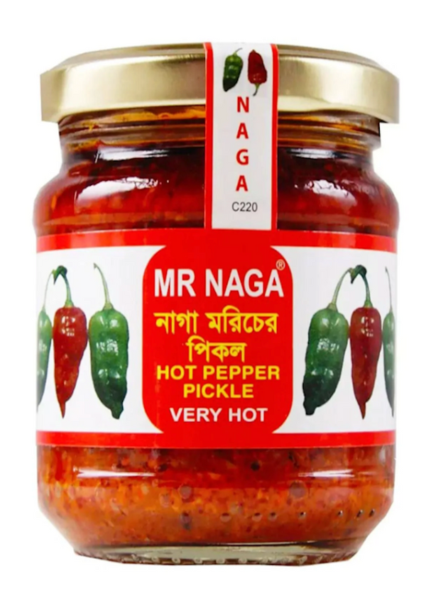 MR NAGA Hot Pepper Pickle Extra Hot 190g