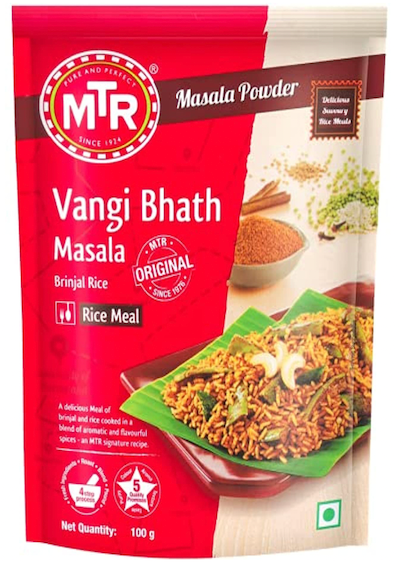 MTR Vangi Bhath Masala 100g