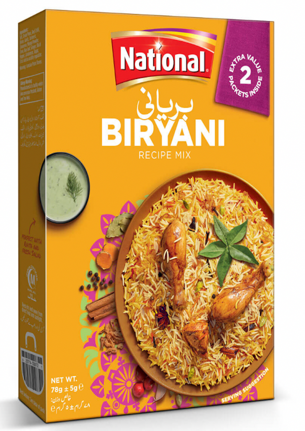 NATIONAL Chicken Biryani 78g