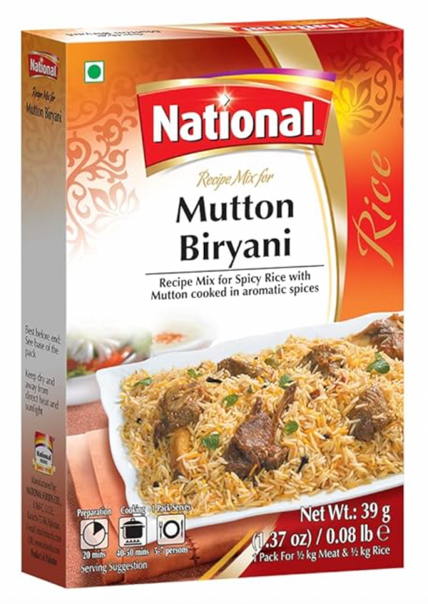 NATIONAL Mutton Biryani 78g